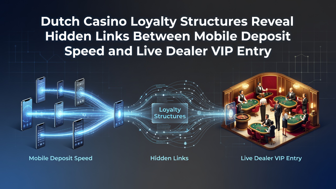 Illustratie van mobiele casino transacties en VIP loyaliteitsniveaus in Nederlandse online platforms