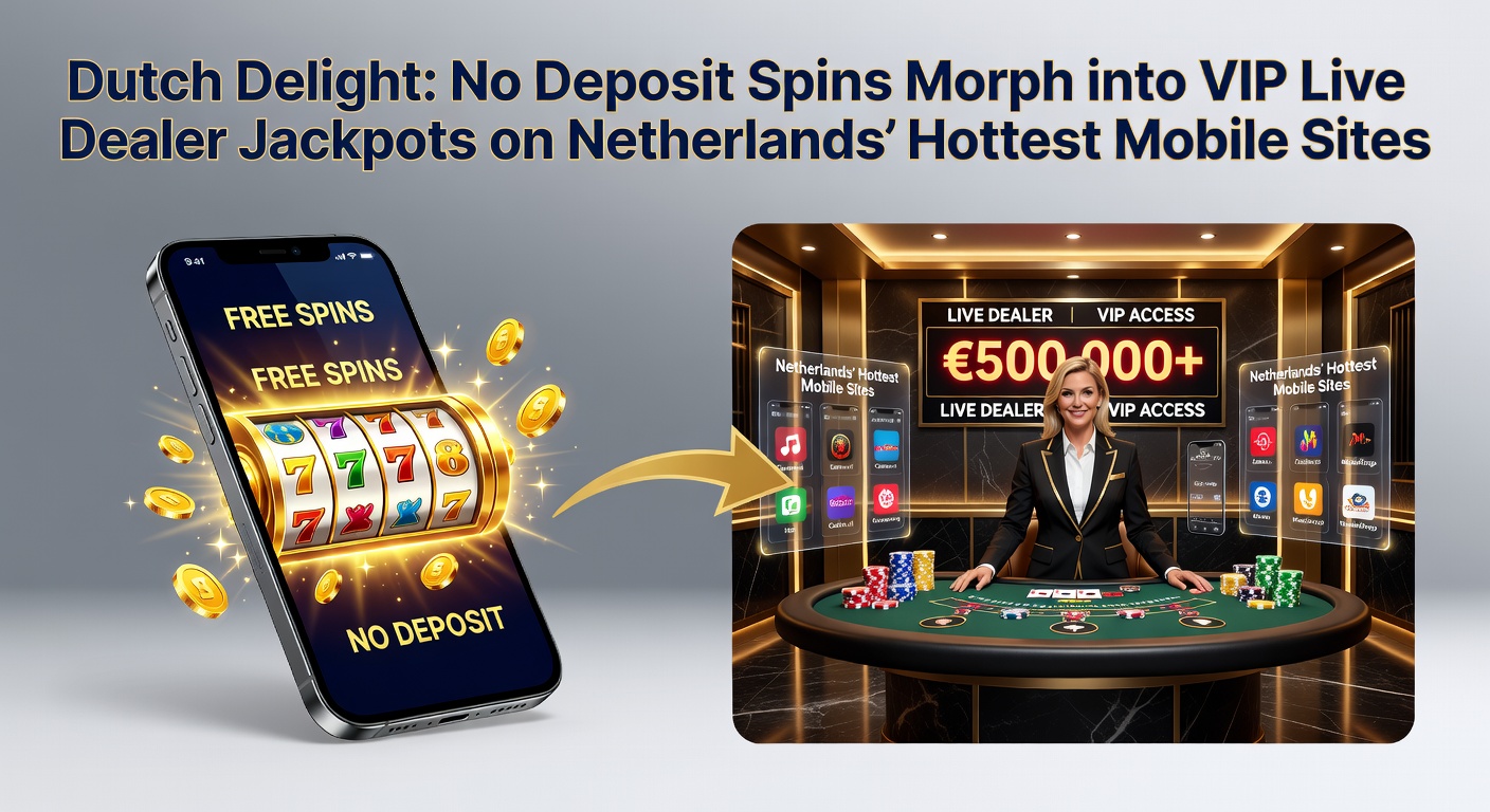 Schermafbeelding van een mobiel casino-app met draaiende gratis spins die overgaan in een live dealer blackjack-tafel vol jackpots