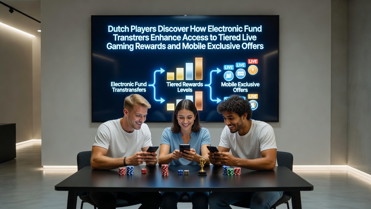 Nederlandse spelers gebruiken elektronische overschrijvingen voor directe toegang tot live casino beloningen en mobiele exclusives