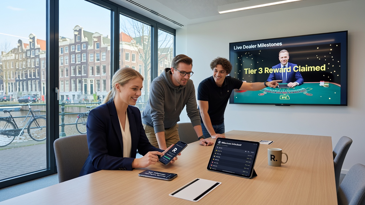 Live dealer tafels waar Nederlandse spelers mijlpalen behalen voor tiered beloningen