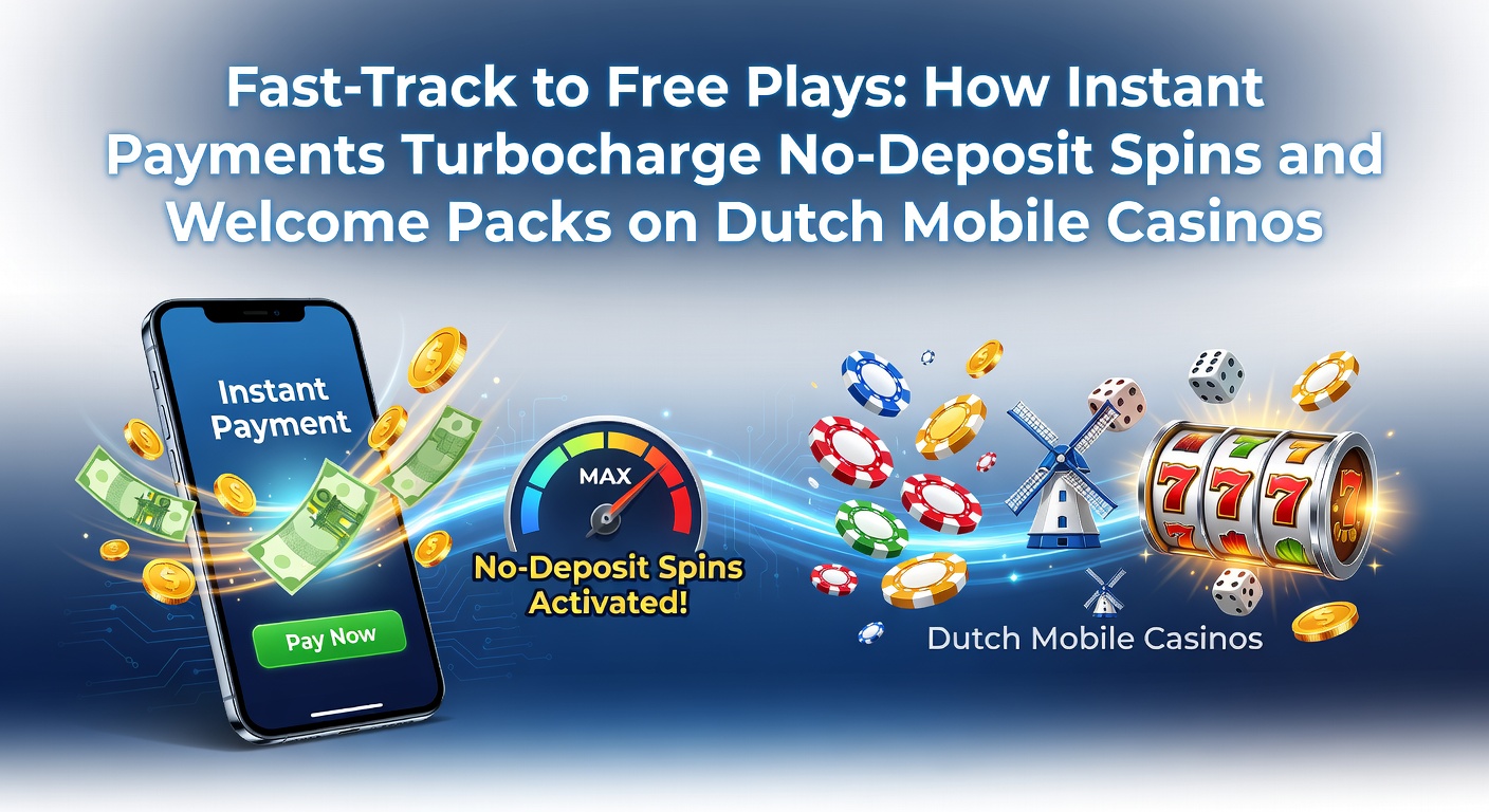 Smartphone met casino-app en instant betaalicoontjes zoals iDEAL en Apple Pay, symboliserend snelle toegang tot bonussen in Nederlandse mobiele casinos