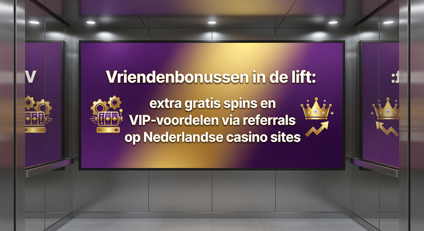 Grafiek met stijgende lijn van referral-registraties op Nederlandse casino-platforms, met iconen van spins en VIP-sterren